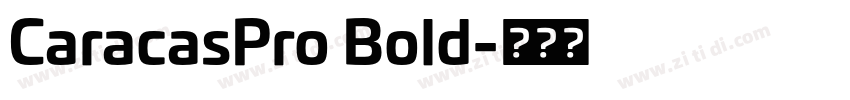 CaracasPro Bold字体转换